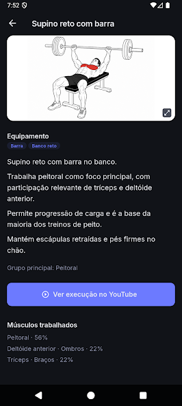 Print do Treino Base